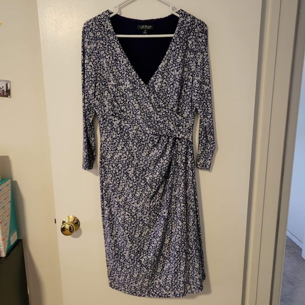 Faux Wrap Dress - Size 10